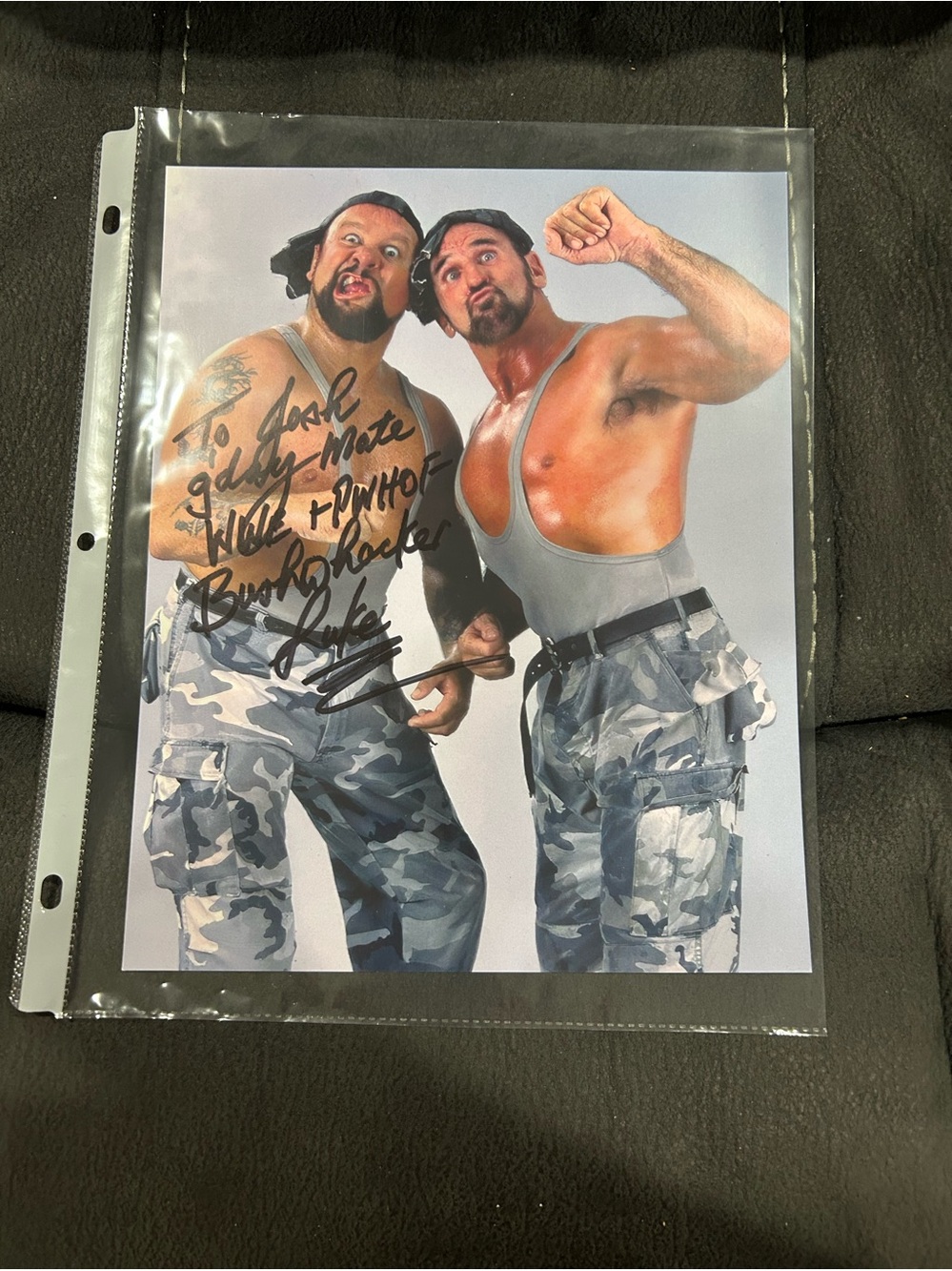 Bushwhacker Luke autographed 8x10